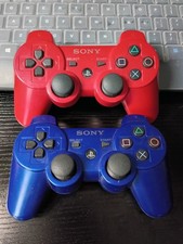 Sony PS3 DualShock 3 Controllers OEM Blue & R...