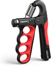 Grip Strength Trainer with Wider Handles - Adjustable Hand Grip Strengthener 11-