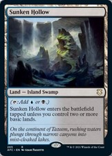 Sunken Hollow - Light Play MTG Commander 2021 Forgotten Realms