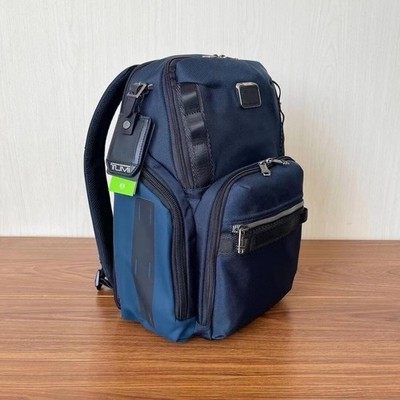   NEW TUMI Alpha Bravo Search Backpack Navy 232789 Ballistic Nylon Laptop