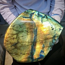 13.97LB Natural Labrador moonstone quartz free form mineral specimen 6.35kg