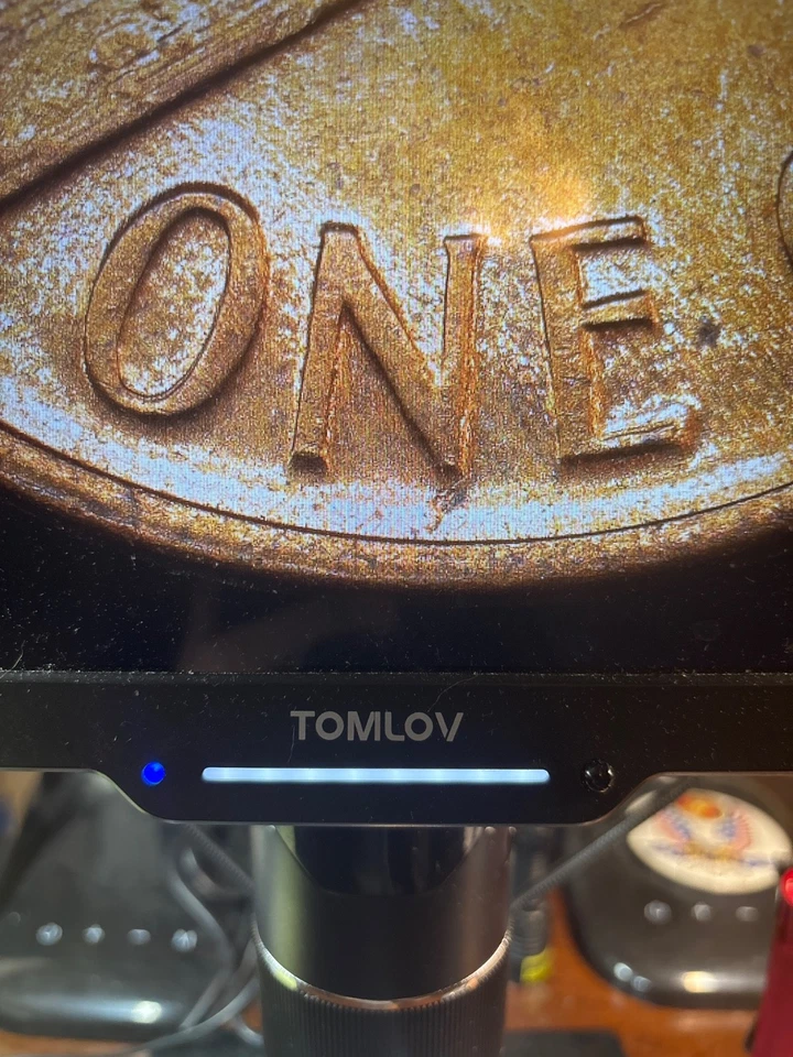 1966 Lincoln Cent – FS-801 DDR – RED – Doubled Die Reverse (ONE CENT / UNITED) - Image 4 of 4