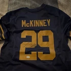 Green Bay packers McKinney #29 Autographed Nike Football Jersey