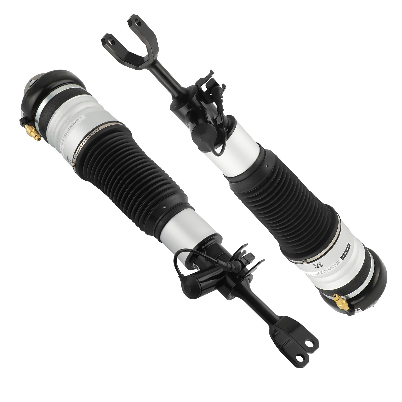 Pair Front Air Suspension Struts For Audi A6 Allroad Quattro C6 4F 2006-2011 - Image 2