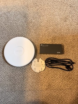 TP-Link EAP787 | BE15000 Omada Tri-Band Ceiling Mount WiFi7 AP with Poe injector