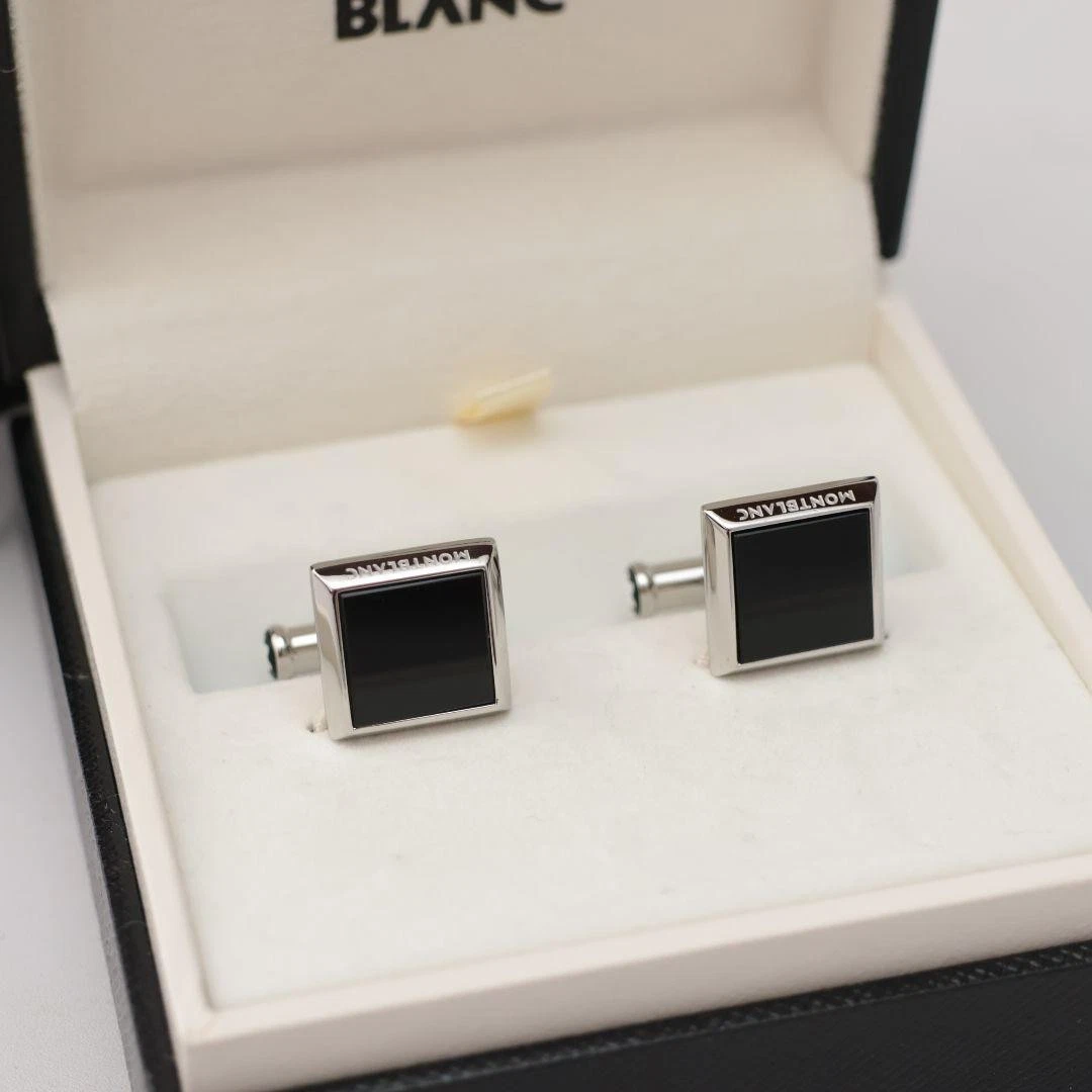 Montblanc Onyx Cufflinks for Men for sale | eBay