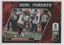 2021 Panini Donruss Elite Dual Threats Green Baker Mayfield #DT8 04qn