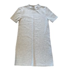 Womens Zara Gray Sweater Short Dress Size Small