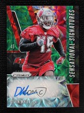 2019 Panini Prizm Sensational Signatures Green Scope 66/75 Devin White Auto 1x9