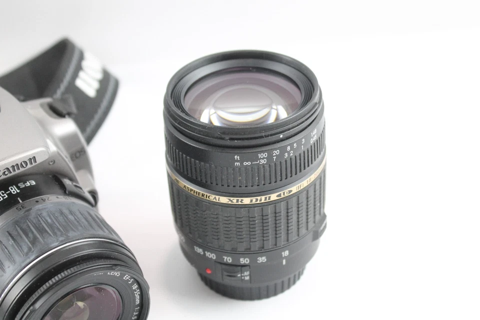 Canon EOS 350D DSLR Digital Camera Working w/ Spare Lenses, Bag & Original Box - Image 4 of 4