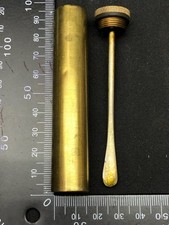 Bottiglia In Ottone Per Olio British Army Originale WW1/WW2 SMLE Lee Enfield EFD