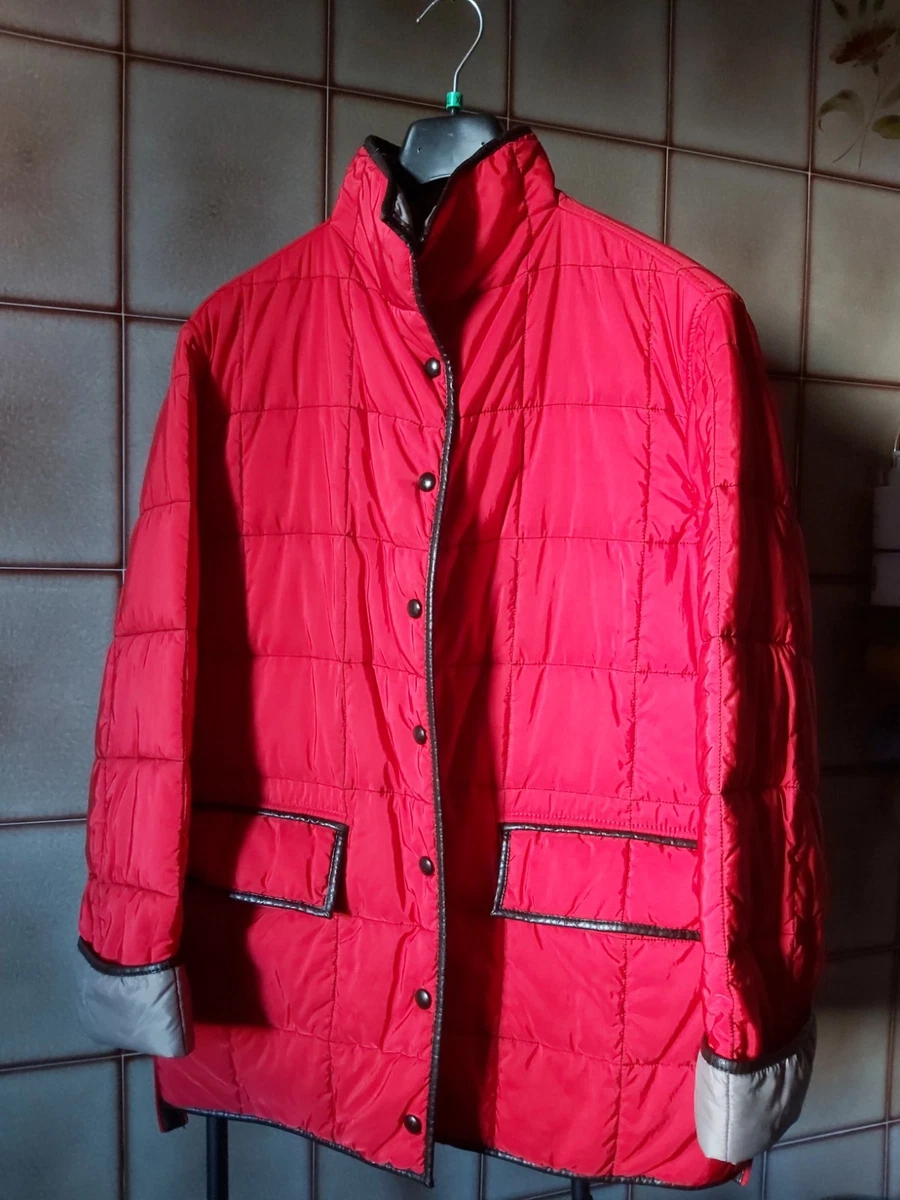 SHOPOHOLIC FASHION Giacca Trapuntata Donna, Manica Lunga, Mix Stripes, Taglia Large, 100% Cotone, Chiusura Con Cerniera