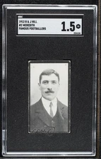 1912 R & J Hill Nyasa Famous Footballers Tobacco Billy Meredith #2 SGC 1.5 3q4