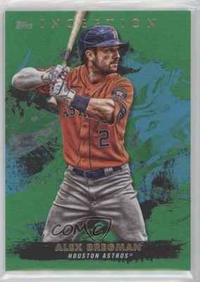 2021 Topps Inception Green Alex Bregman #38 s3g