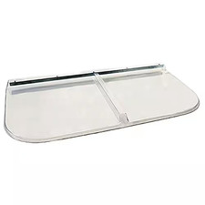 52 In. W X 26 In. D X 2-1/2 In. H Premium Square Flat Window Well Cover