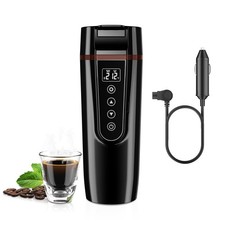 Car Electric Kettle 12V 24V Small Travel 400 mL Portable LCD Display 304
