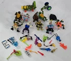 J-998 VINTAGE 1980'S PLAYMATES TEENAGE MUTANT NINJA TURTLES ACTION FIGURE LOT