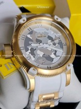 Invicta - ARCTIC WHITE CAMO Edition - Gold - Russian Diver - Quartz - mens watch