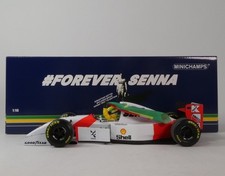 Minichamps Mclaren F1 Ford Mp4 8 V8 Team Marlboro N 8 Emilia Romagna Imola Gp 18-05-2024 Tribute Ayrton Senna With Flag And Standing Figure 2024 Sebastian Vettel 1:18 530931805