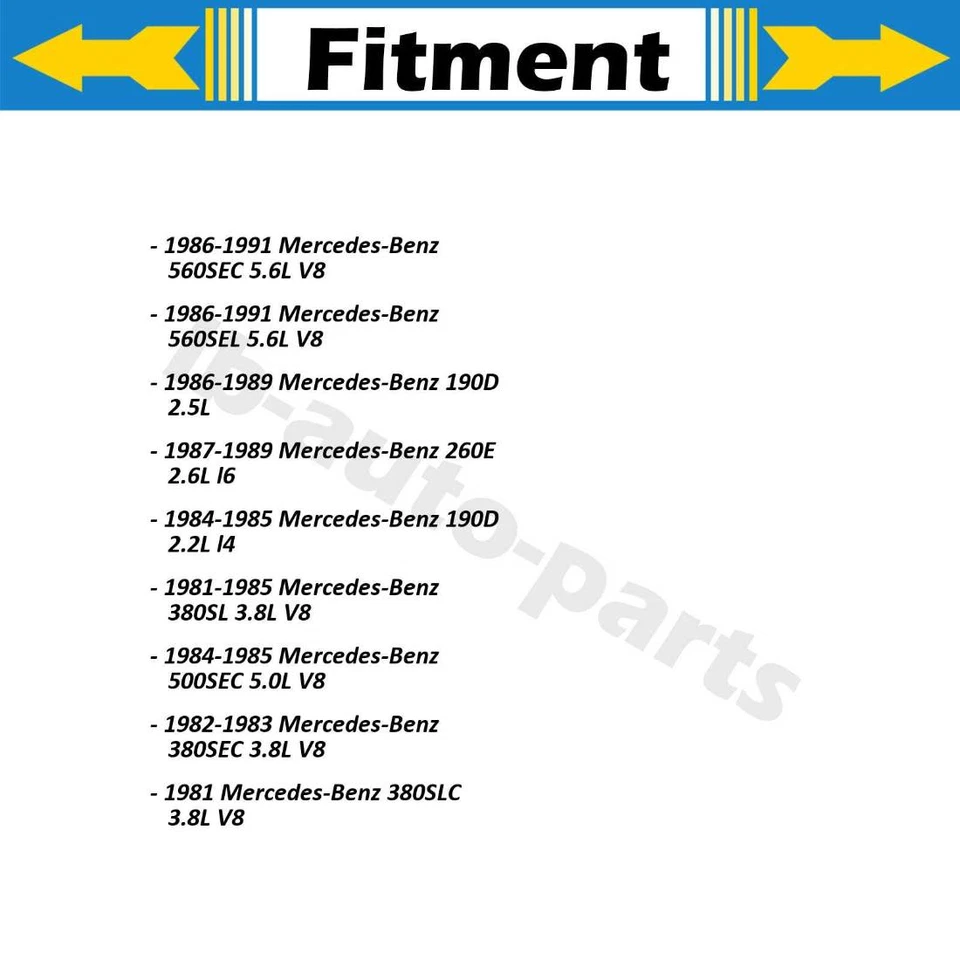 Manguera de freno delantera 2x para 1977 1978 1979 1980 Mercedes-Benz 280SE 2,8 L Foto 4 de 4