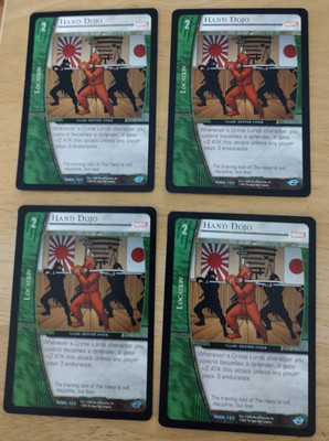 MARVEL VS TCG MMK-125 Hand Dojo Uncommon X4