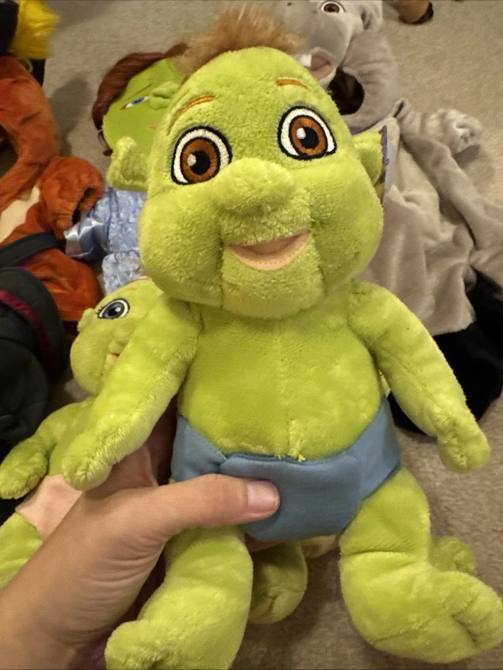 Lote Build A Bear Shriek The Third Set Completo Fiona Burro Gato Botas Bebés Foto 4 de 4