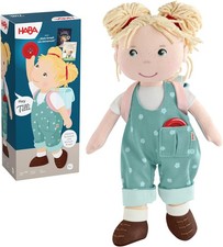 HABA Carmushka Puppe Tilli – 30 cm Stoffpuppe für Kleinkinder – weich, waschbar
