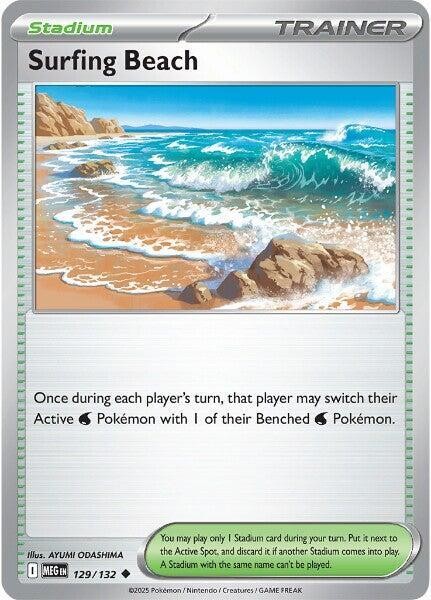 Surfing Beach Uncommon ME01: Mega Evolution 129/132 NM