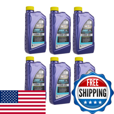 Speedway Motors Royal Purple Hps 5W20 High Performance Engine Oil 6 Quart Case