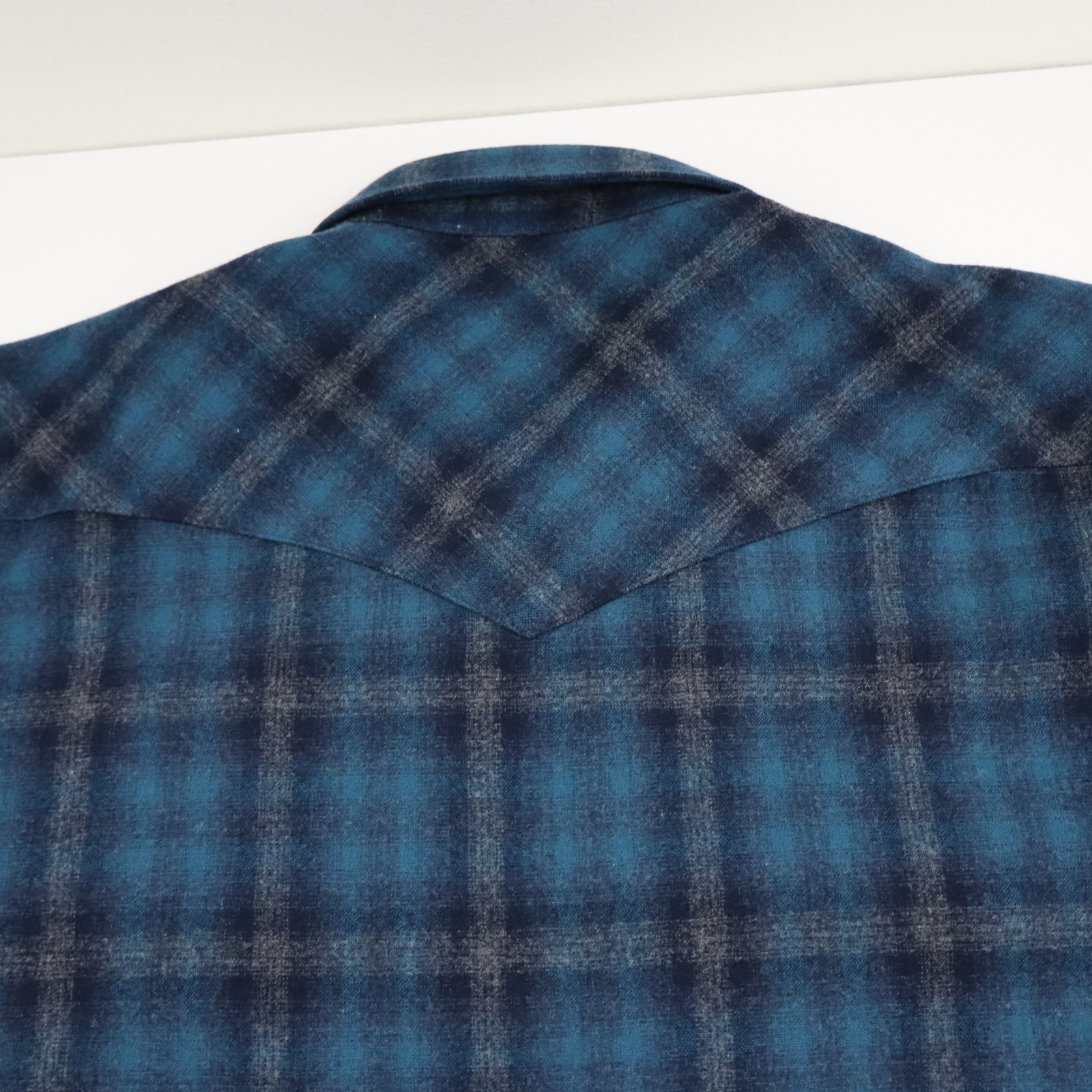 Vintage Pendleton Western Shadow Plaid Pearl Snap… - image 9