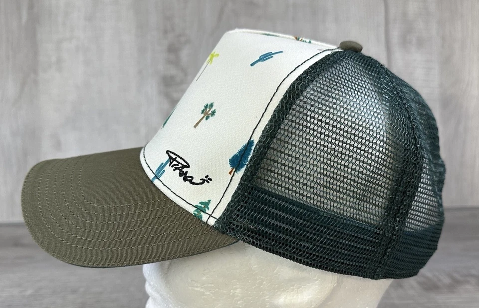 Gorra Prana Malla SnapBack Camionero Estampado Árbol Adulto/Mujer OSFM Ajustable  Foto 3 de 4