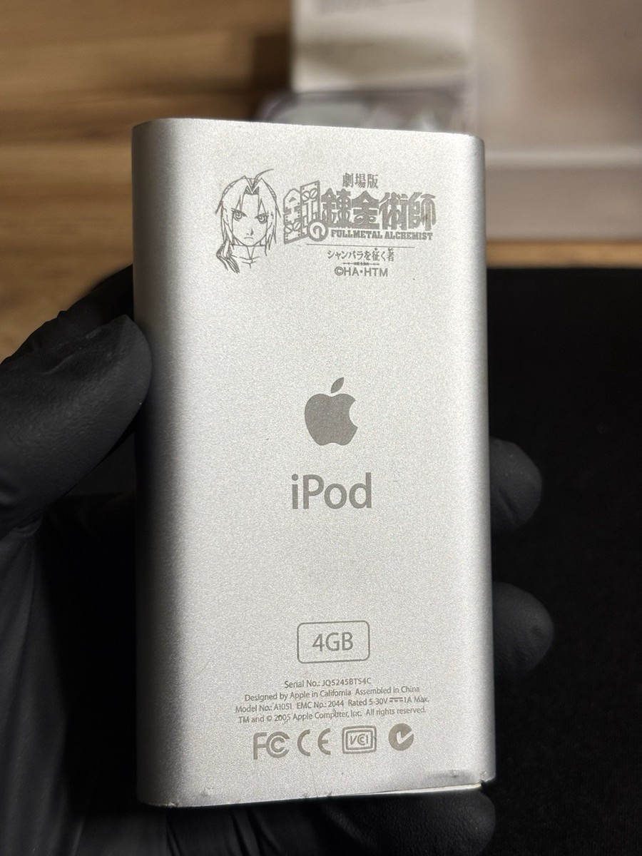 VERY RARE! FULL METAL ALCHEMIST Apple ipod Mini 2nd Gen PA9958J