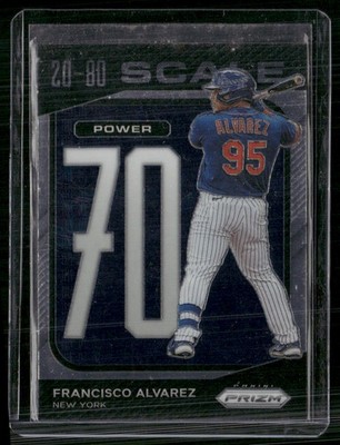 2023 Panini Prizm #SC3 Francisco Alvarez 20-80 Scale