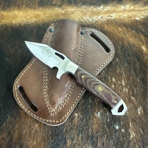 970 Blade Works Hand Made Hand Forged Steel Fixed Blade With Sheath