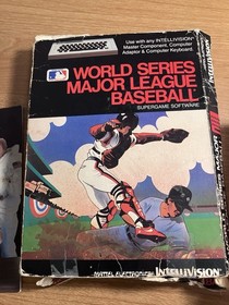 World Series Major League Intellivision ECS 1983 Mattel Edition Very Rare CiB