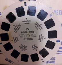 VIEW MASTER REEL - 79 "NATURAL BRIDGE OF VIRGINIA" - GOOD SHAPE- SAWYER