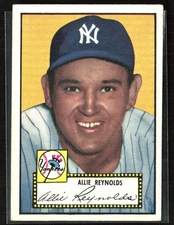 Allie Reynolds 1952 Topps Black Back C #67 New York Yankees