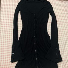 PrettyLittleThing Bell Sleeved Bodycon Mini Dress Size 4