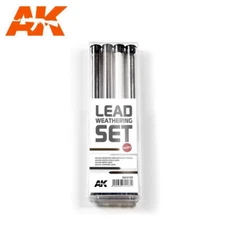 AK-Interactive Lead Weathering Set (hard, 4pcs)