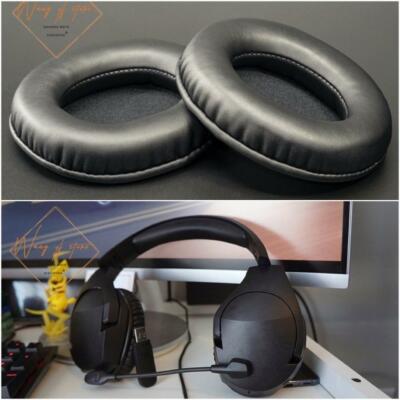 Oval Ellipse Egg Shape Soft Leather EarPad Foam Cushion For