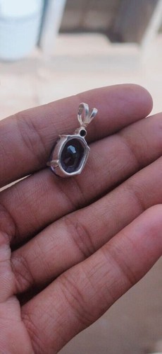 6 CT Alexandrite pendant oval cut 925 sterling silver colou change stone pendant - Picture 6 of 6
