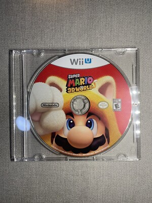 Super Mario 3D World (Nintendo Wii U, 2013) DISC ONLY/NO COVER ART