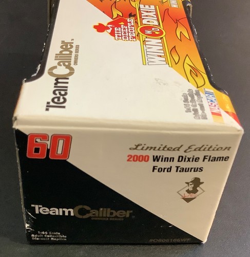 2000 Team Caliber Owners Series #60 Winn Dixie Flame 1/64 HOTO Roush Racing Ford - Picture 5 of 6