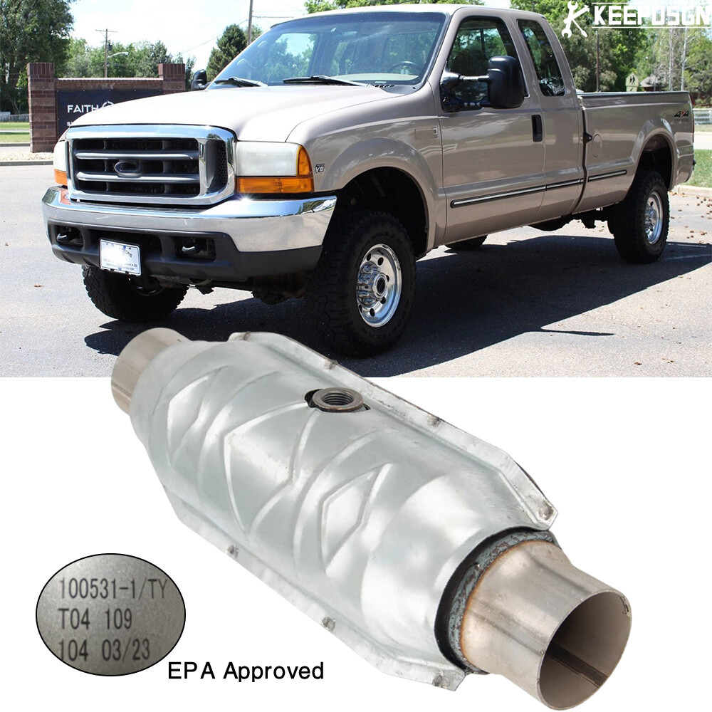 For 9903 Ford F150 / 1999 F250 5.4L 1X 2.5" Inlet & Outlet Catalytic