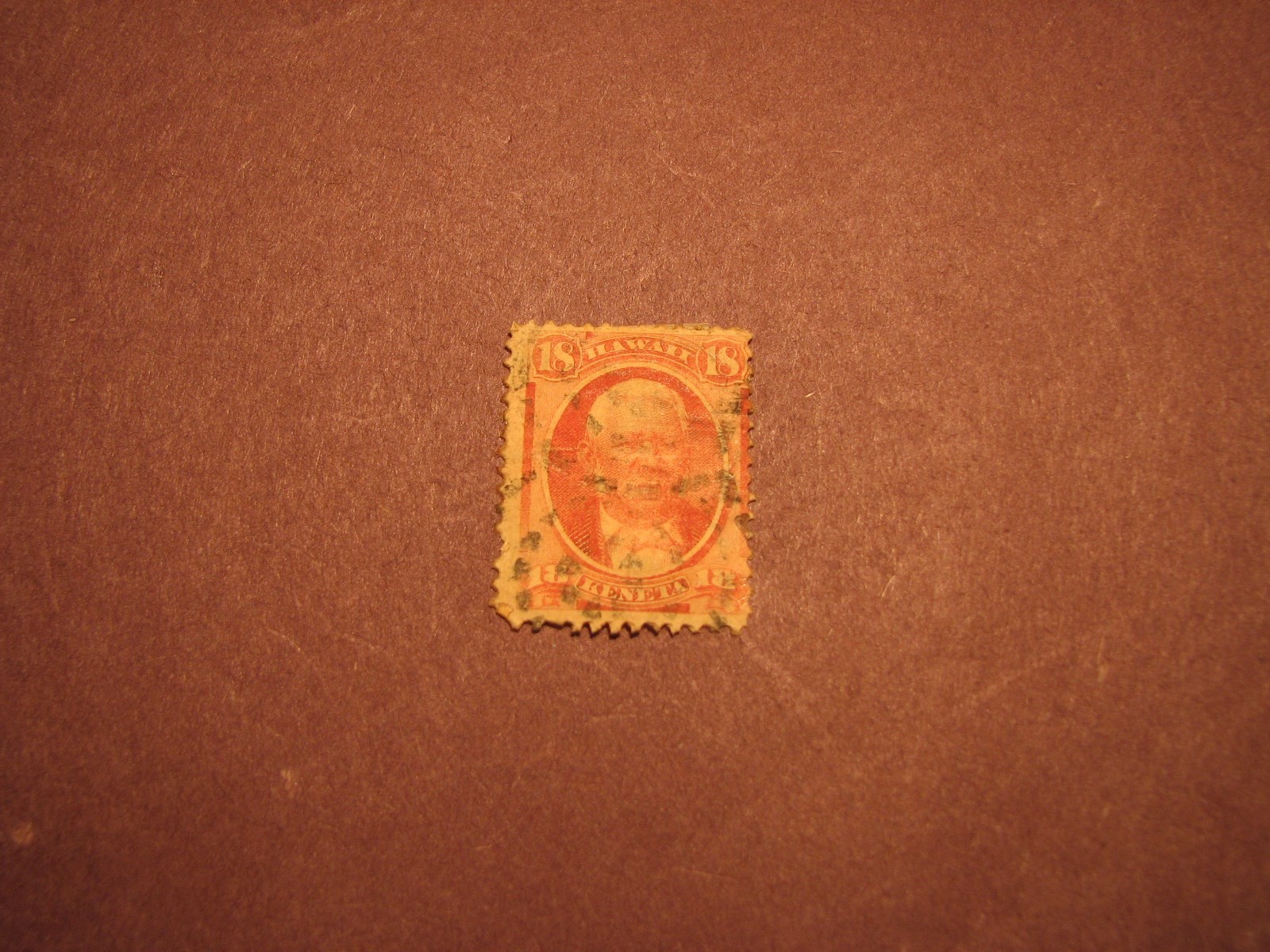 Hawaii Stamp Scot 34 Malaio Kekuanaoa 1871 L17 eBay