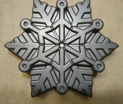 Nordic Ware Snowflake Pull-Apart Aluminum Cake Pan 6 cup / 1.4L FREE SHIPPING