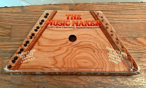 The Music Maker Complete 12 Song Tuning Key Charming Musical Instrument Lap Harp