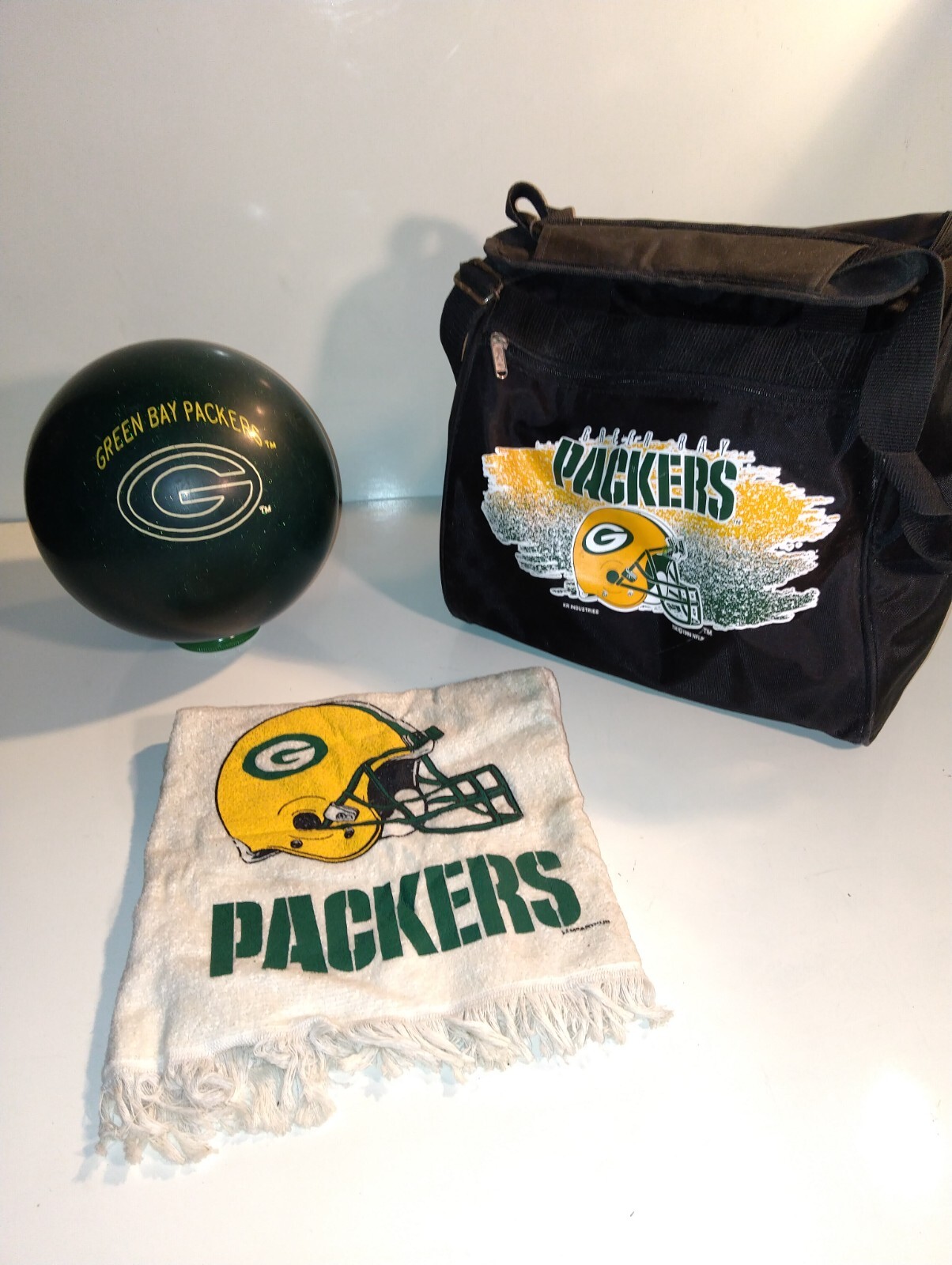 Green Bay Packers bowling ball set eBay
