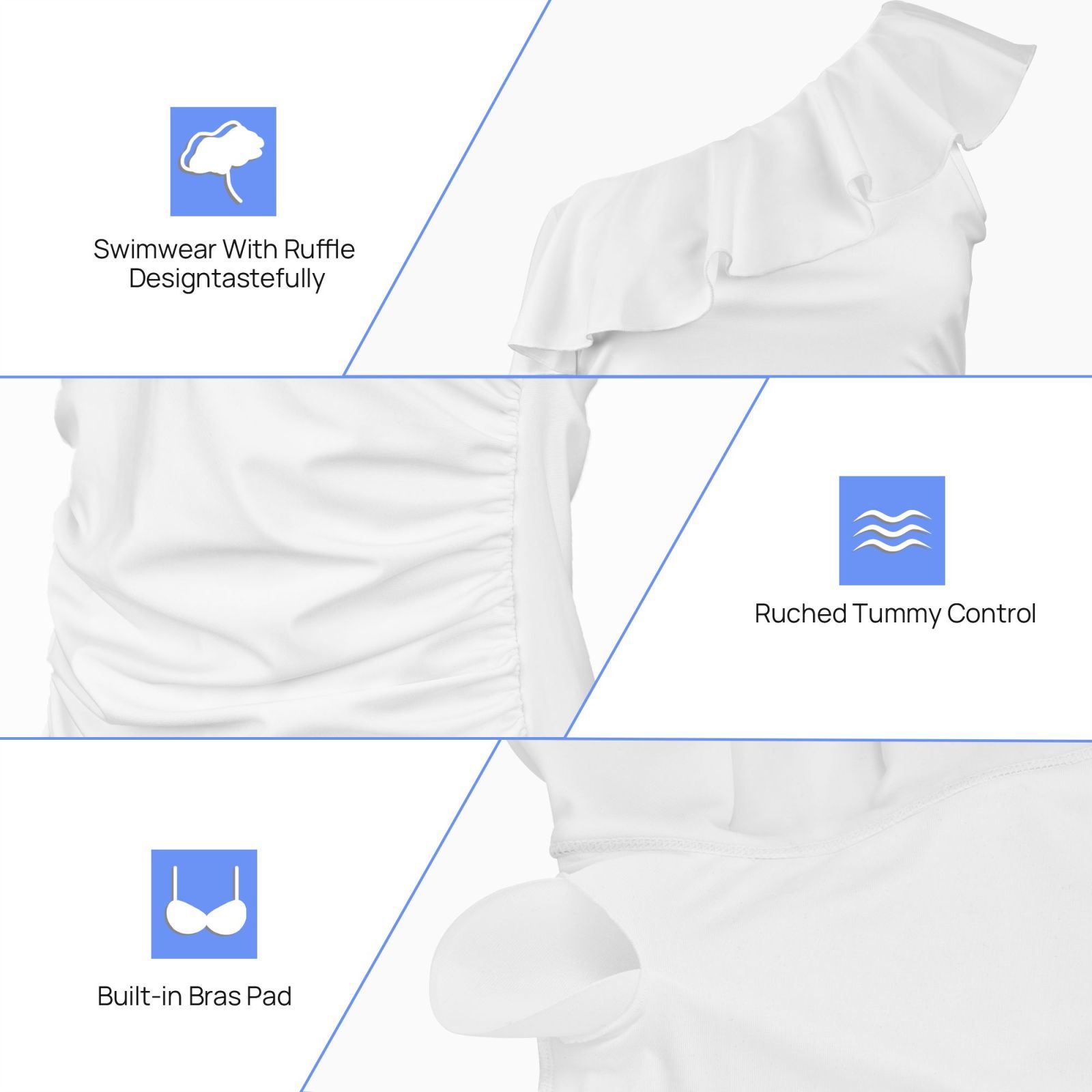 This Girl Loves Her Chiefs Kansas City Women's One Shoulder Ruffle