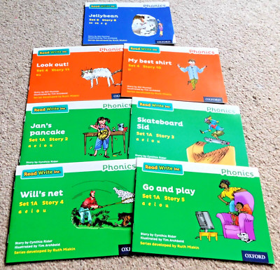 Ruth Miskins Lesen Schreiben Inc Phonetik Bücher x 7 - Gemischtes Set 1A Set 4 Set 6
